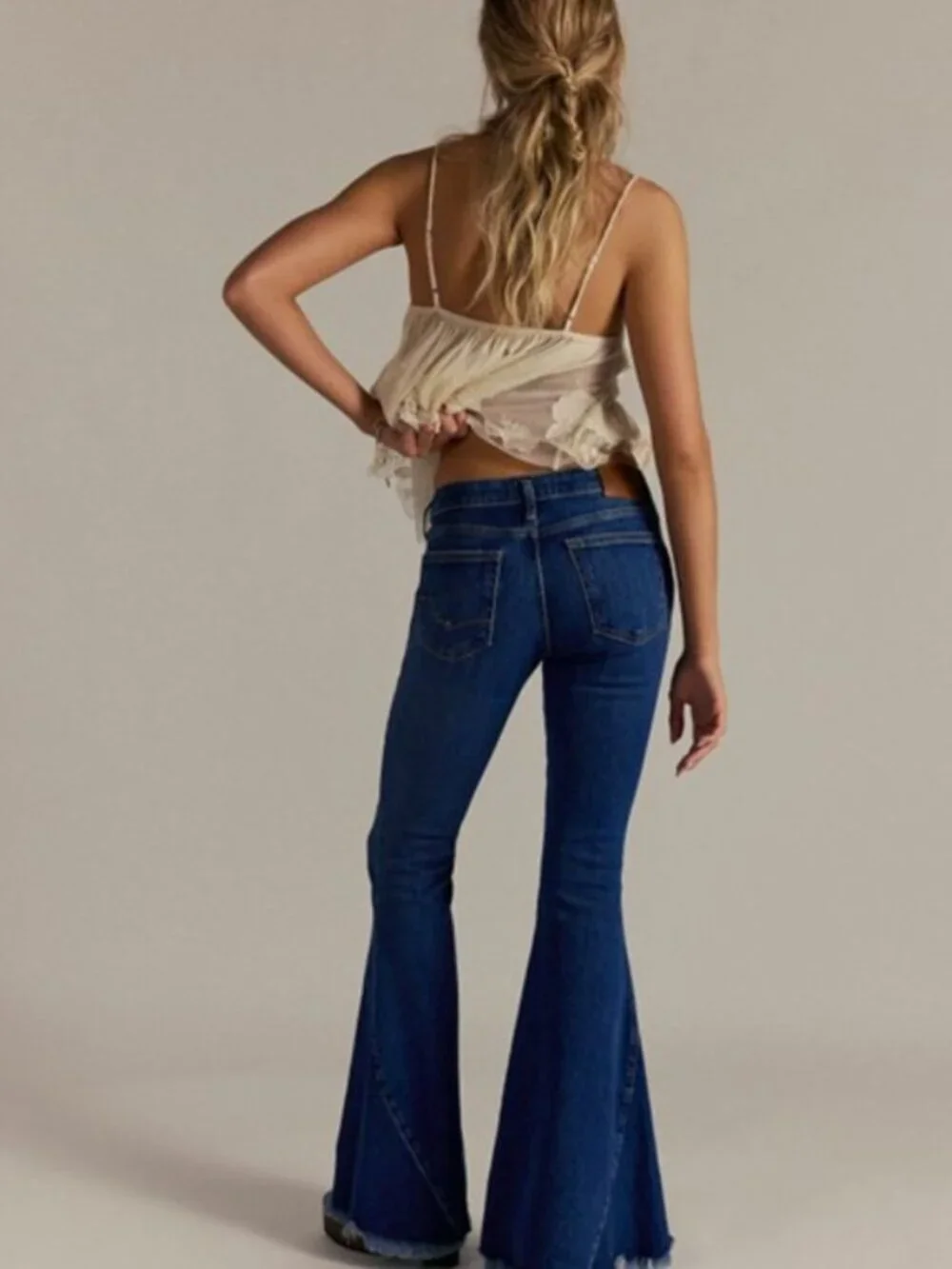 FREE PEOPLE We The Free Emre Low Rise Flare Jeans 25 NWT